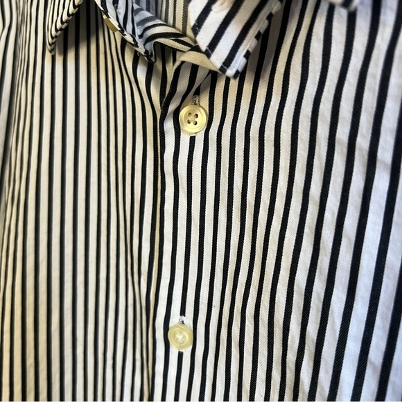Express Stripe Modern Fit Button Up Shirt SZ L - Picture 4 of 7